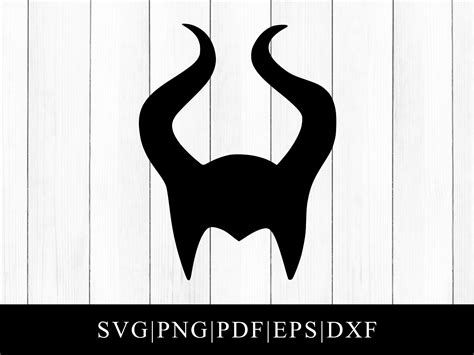 Maleficent Horns Template