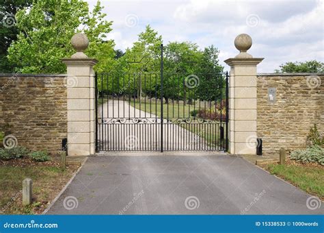 Mansion Gate Stock Photos - Image: 15338533