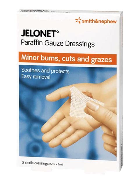 S&n Jelonet Paraffin Gauze Dressing 5cmx5cm 5s - Alpro Pharmacy