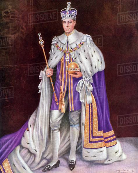 George Vi, 1895 – 1952. King Of The United Kingdom And The Dominions Of ...