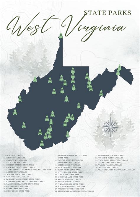 West Virginia State Park Map: Don’t Wait, Plan Your Trip!