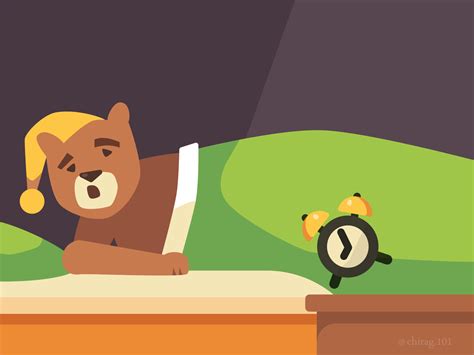 Sleepy Bear 🐻🧸 by Chirag Ramchandanee on Dribbble