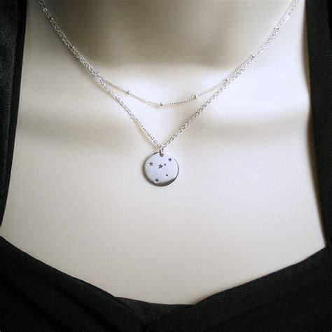 Zodiac Layered Necklace, Sterling Silver | Starring You Jewelry