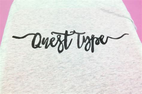 DIY T-Shirt Stencil Art – Quest Type