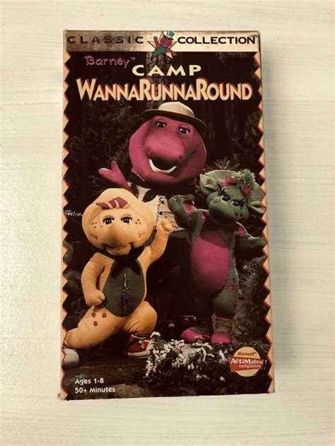 Barney - Barneys Camp WannaRunnaRound (VHS, 1997) | eBay | Barney ...