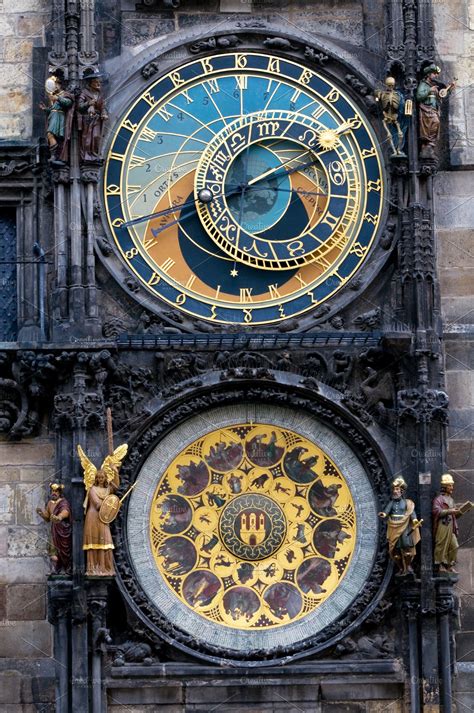 Astronomical Clock / Prague Orloj | High-Quality Architecture Stock Photos ~ Creative Market