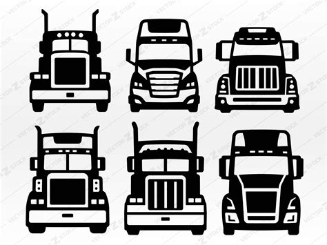 Trucks Vector Silhouettes, Trucker, Truck driver, Trucker, Cut, Cargo, SVG..