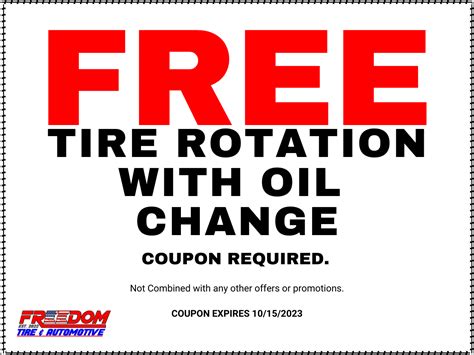 Our Coupons - Freedom Tire & Automotive Inc.