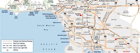 Los Angeles And Surrounding Area Map - Dayna Ernesta