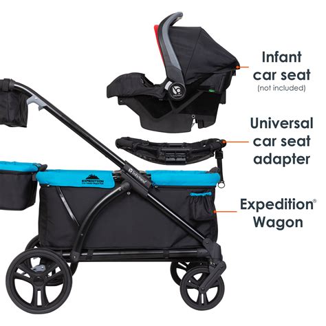 Baby Trend Expedition® 2-in-1 Stroller Wagon PLUS | Push or Pull