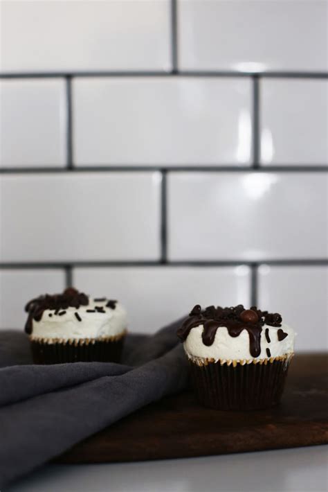 Chocolate cupcakes with ermine vanilla bean frosting