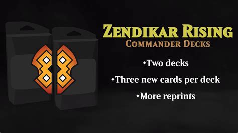 Wizards Will Release 2 Commander Decks with Zendikar Rising