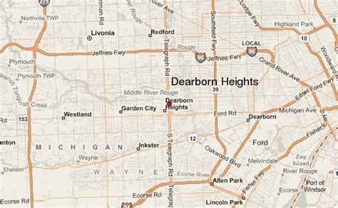 Dearborn Mi Zip Code Map - Map