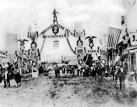 Los Angeles celebrates the centennial of American independence with a parade down Spring St ...