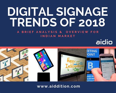 Digital Signage Trends of 2018 - Aiddition