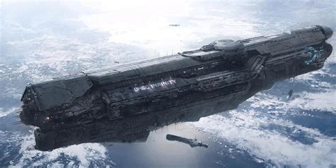 Does anyone else get fascinated by the UNSC ships throughout the games ...