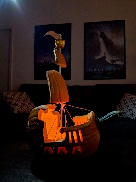 ArtStation - Pirate Ship Pumpkin - Halloween 2018, Josh Jaillet | Funny ...