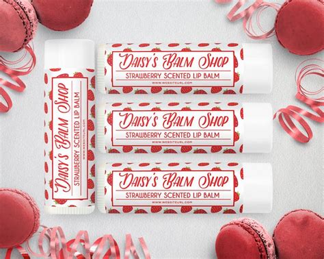 Lip Balm Labels - Lip Gloss Labels - Printable Lip Balm Labels - Label Design - Product Labels ...