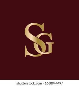 Sg Logo Design Vector Illustration Stock Vector (Royalty Free) 1668944497 | Shutterstock