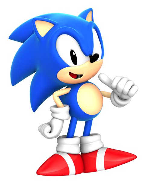 Classic Sonic CGI Style Render by BlueParadoxYT on DeviantArt