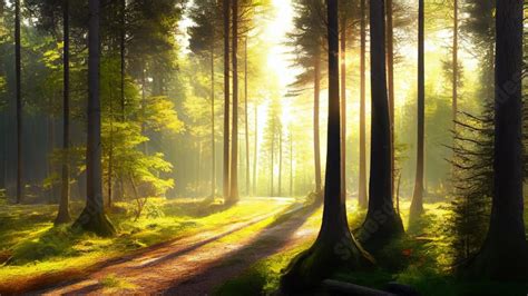 Plant Glowing Forest Beautiful Powerpoint Background For Free Download - Slidesdocs