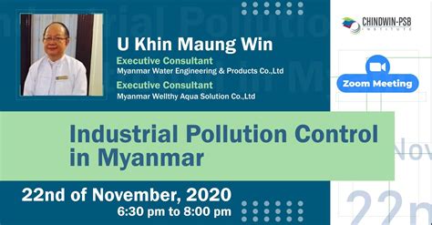 Industrial Pollution Control in Myanmar - Chindwin-PSB