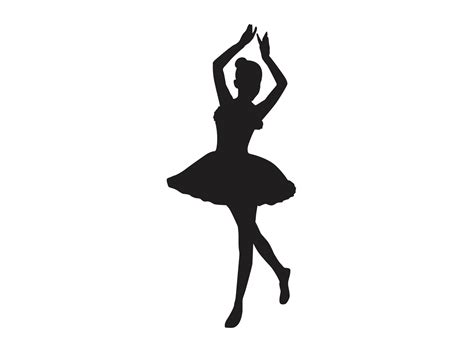 Silhouette of a Ballet Dancing Woman 22599204 PNG