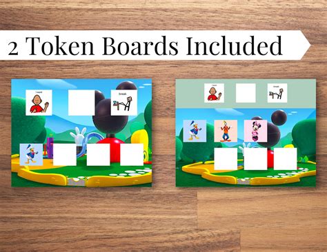 Mickey Mouse Token Board Printable Token Board Reward - Etsy