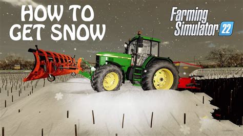 HOW TO GET SNOW in Farming Simulator 2022 | USING THE SEASONS IN FS22 | PS4 | PS5 | Xbox One ...