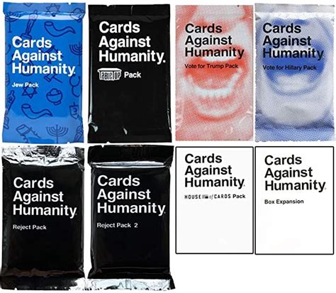 Amazon.com: Cards Game Against humanity Original Expansion Pack 8 Packs ...