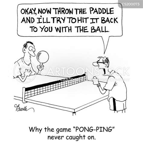 Ping-pong Cartoons and Comics - funny pictures from CartoonStock