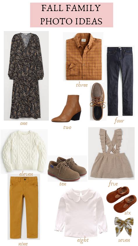 Thanksgiving & Fall Family Photo Outfit Ideas - The Mama Notes