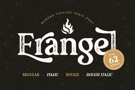 Erangel – Modern Vintage Serif Font - Design Cuts