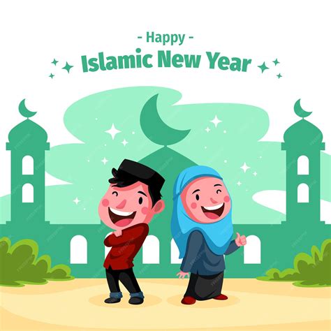 Premium Vector | Happy Islamic New Year