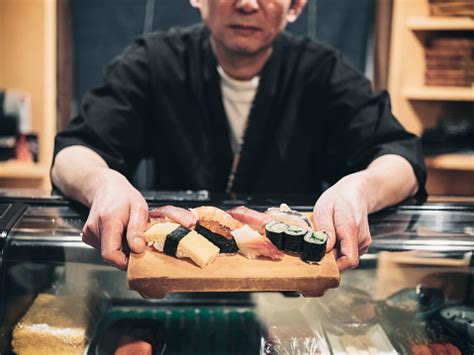 Tokyo Japan Sushi Chef Stock Photo - Download Image Now - iStock