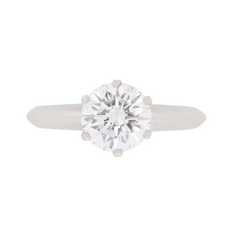 Tiffany & Co. 1.24ct Diamond Solitaire Engagement Ring | Farringdons ...