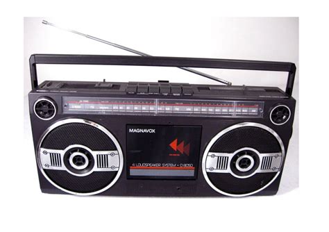 VINTAGE MAGNAVOX BOOMBOX GHETTOBLASTER D 8050 TAPE WORKS