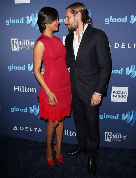 Zoe Saldana and Marco Perego Wow at the 2015 GLAAD Media Awards in ...