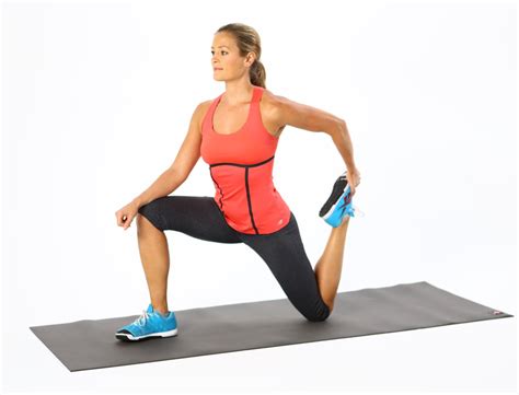 Kneeling Quad Stretch | 5 Moves to Stretch Out Your Quads | POPSUGAR Fitness