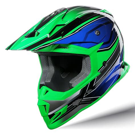 glx adult off road motocross helmet dirt bike mx atv utv full face ...