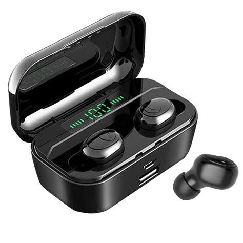 TWS True Bluetooth 5.0 Wireless Earbuds HiFi Stereo with Charging Case