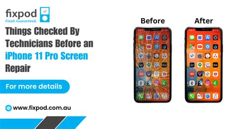 Things Checked By Technicians Before an iPhone 11 Pro Screen Repair