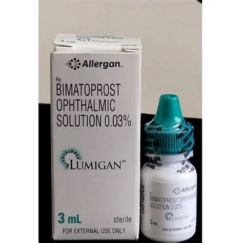 Lumigan Eye Drops, 0.03 %, 5 ml at best price in Nagpur | ID: 2851848593533