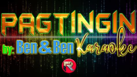 Ben&Ben pagtingin karaoke version - YouTube