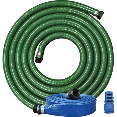 JGB Enterprises Pump Hose Kit — 1in. Dia., 20ft. Suction Hose, 25ft. Discharge Hose, Model# A007 ...