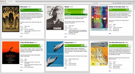 I combined Rotten Tomatoes and IMDB ratings to make lists for the best recent, best unknown ...