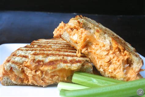 sinfully delicious. [buffalo-ranch shredded chicken panini] - sweet caroline's cooking