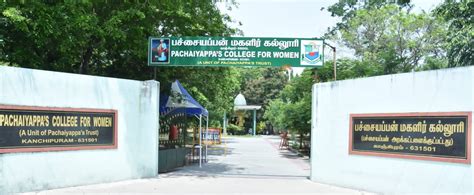 Pachaiyappas college women kanchipuram | TNGASA 2023 - TamilNadu Govt Arts and Science College ...