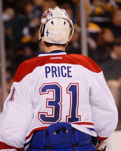 Carey Price Montreal Canadiens Editorial Photography - Image of stick ...