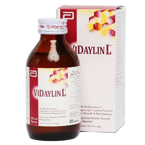 Buy Abbott Vidaylin-L Syrup, 120ml Online in Pakistan | My Vitamin Store - Children Multivitamin